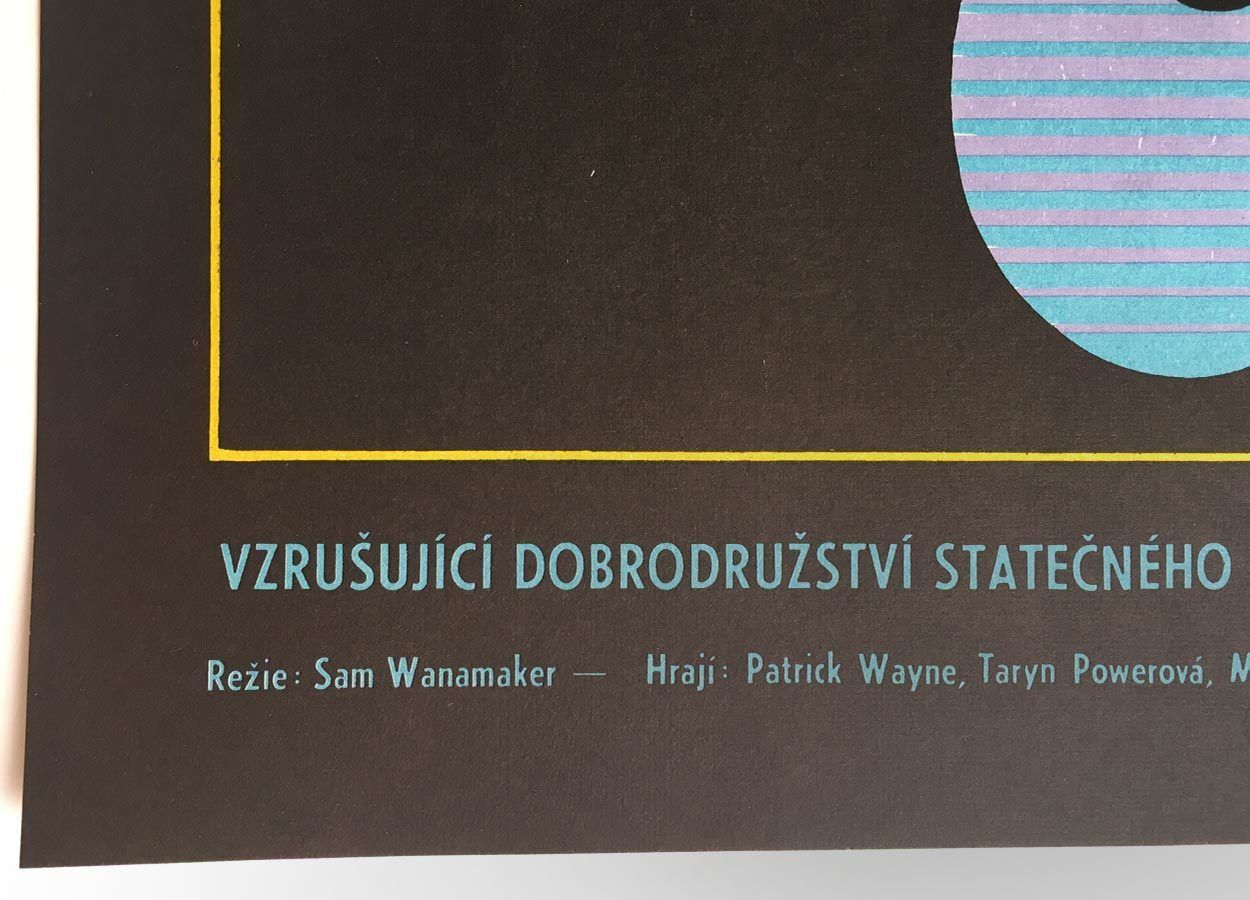 Original Film Poster, Sinbad And The Eye Of The Tiger, Miloslav Disman, 1979, Genuine Czech Vintage Print photo 51.0