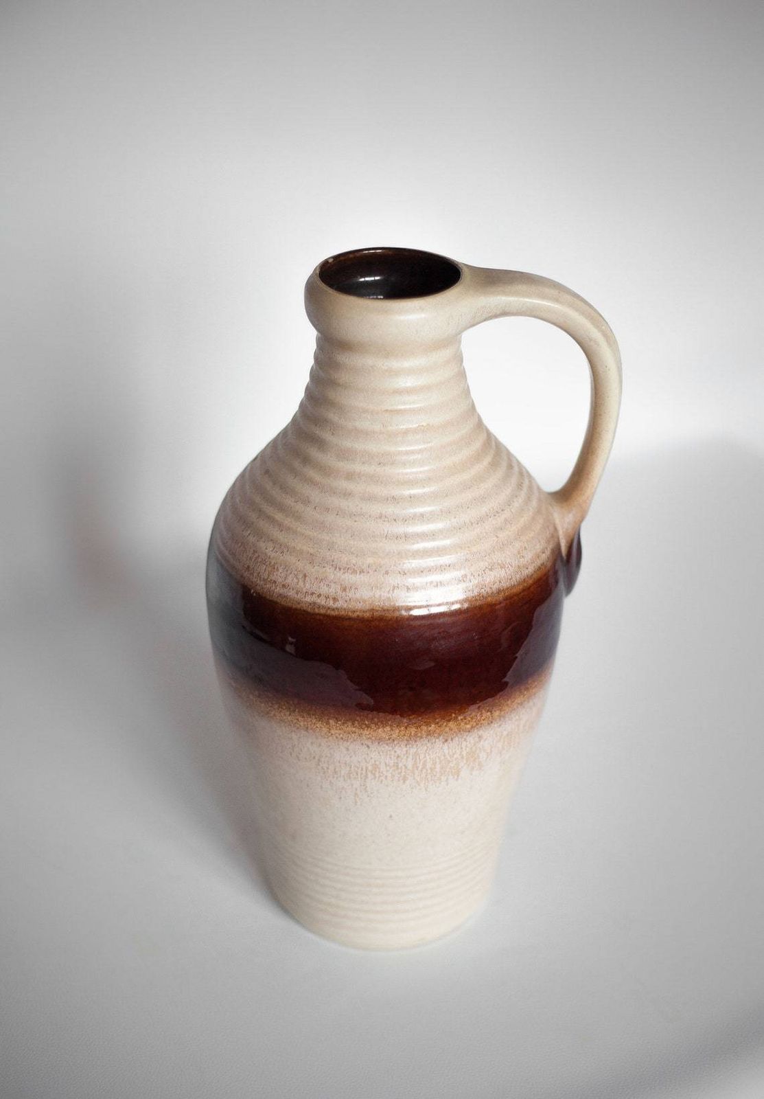 Large Vase West Germany Bay 631 40, Flower Pot, Base For Lamp, Pottery, Collection, Interior Design, Retro, 70's photo furniture