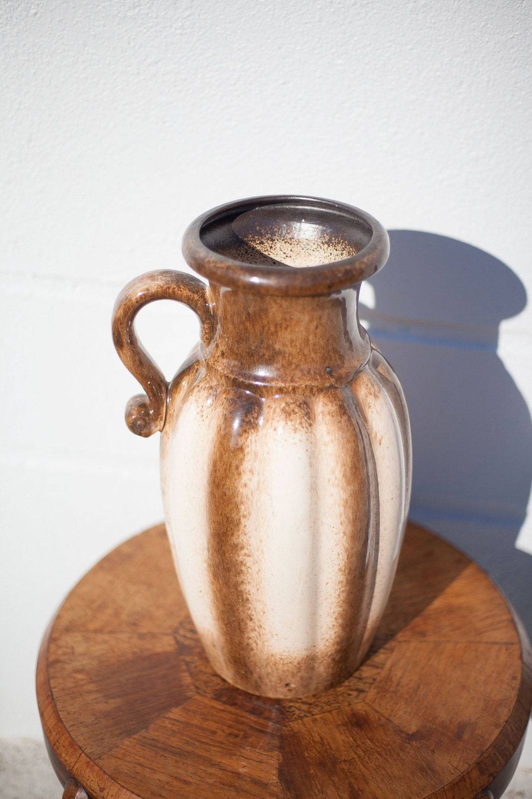 Large Vase Schleurich Keramic Germany 492 44, Flower Pot, Lamp Base, Interior Design, Retro, 70's photo furniture