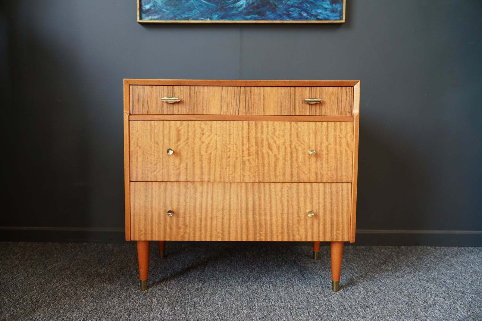 Mid Century Herbert Gibbs Small Chest Of Drawers photo Furniture