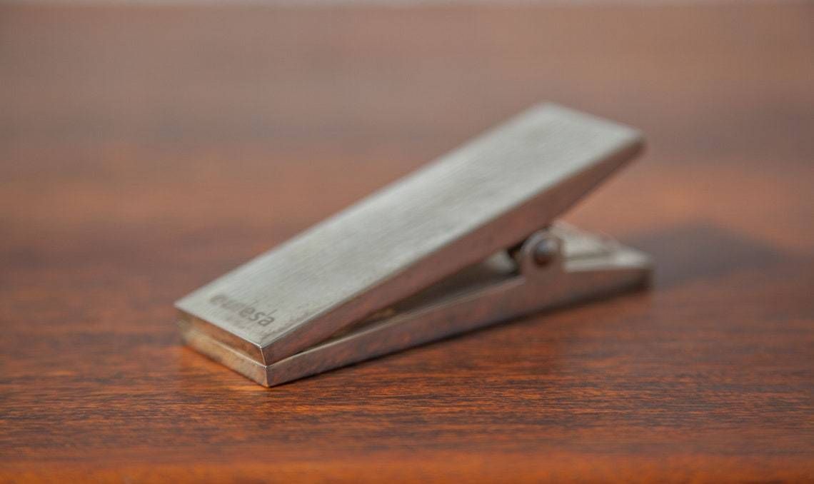 Vintage Mail Clip, Vintage Paper Press, Desk, Euresa Advertising Clip