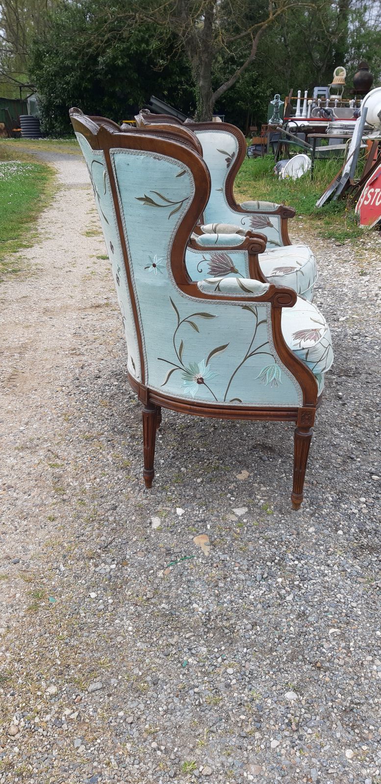 Pair Of Cabriolet Armchairs With Ears, 1930, photo furniture