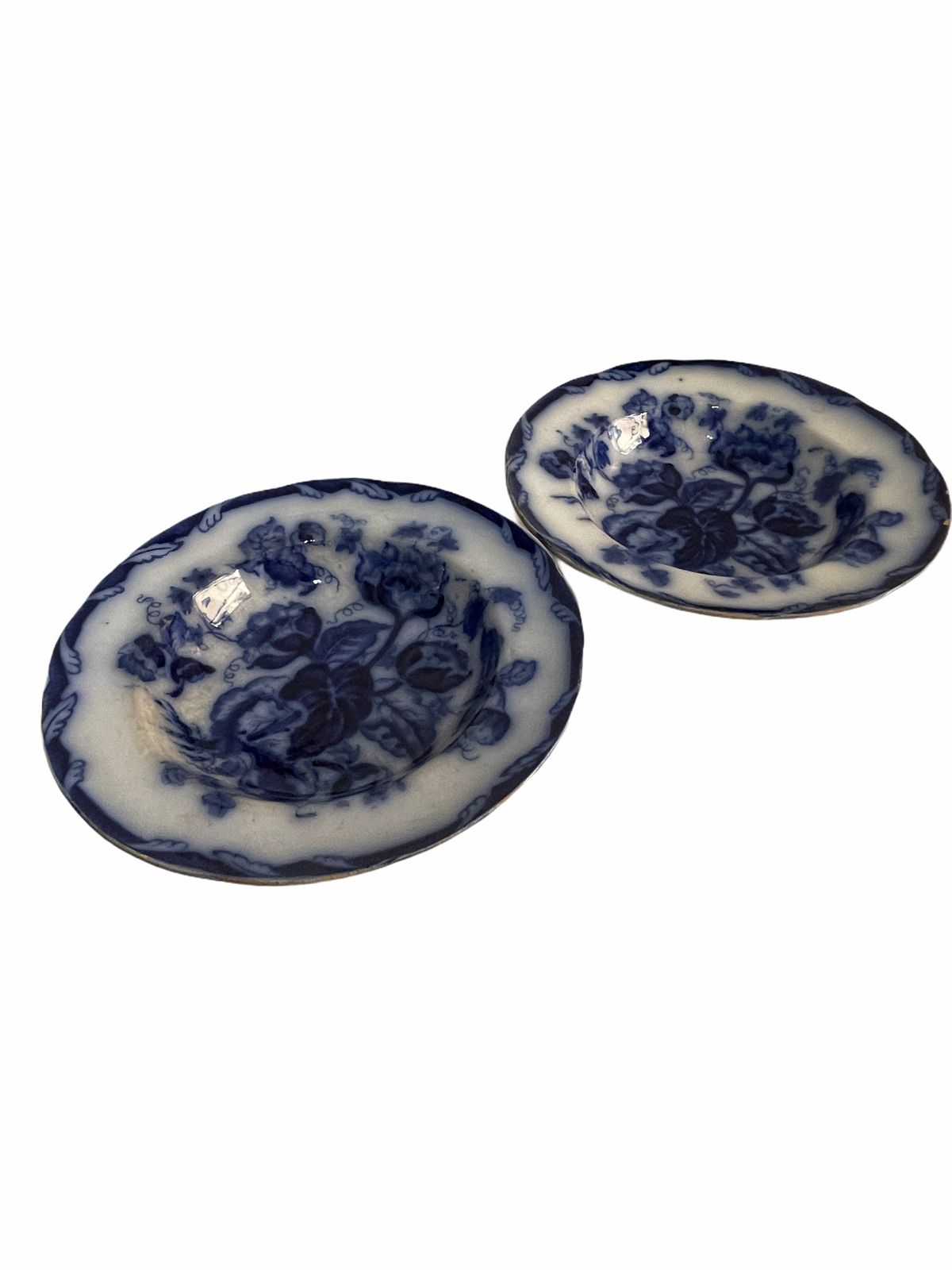 Set Of Two Victorian Dishes Porcelain Wedgwood Water Nymph 1800 photo buy