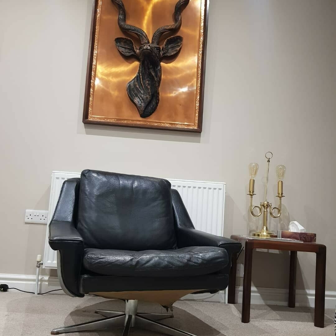 Mid Century Esa 802 Black Leather Armchair By Werner Langenfeld