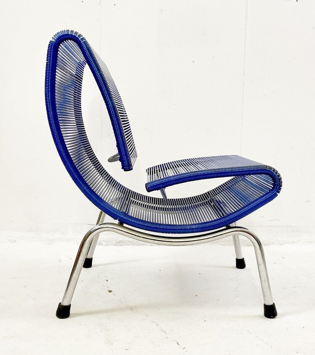 Pair Of Mid Century "Hydra" Chairs By Roberto Semprini For Sintesi photo Furniture