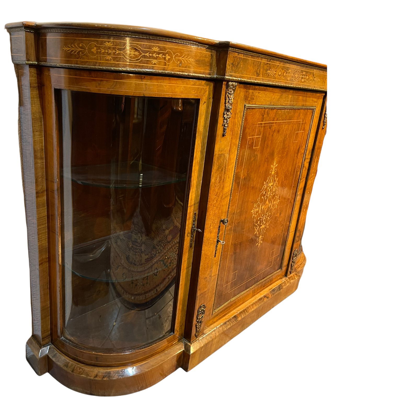 Sideboard With Glass, Vintage End XIX Early XX Century photo furniture