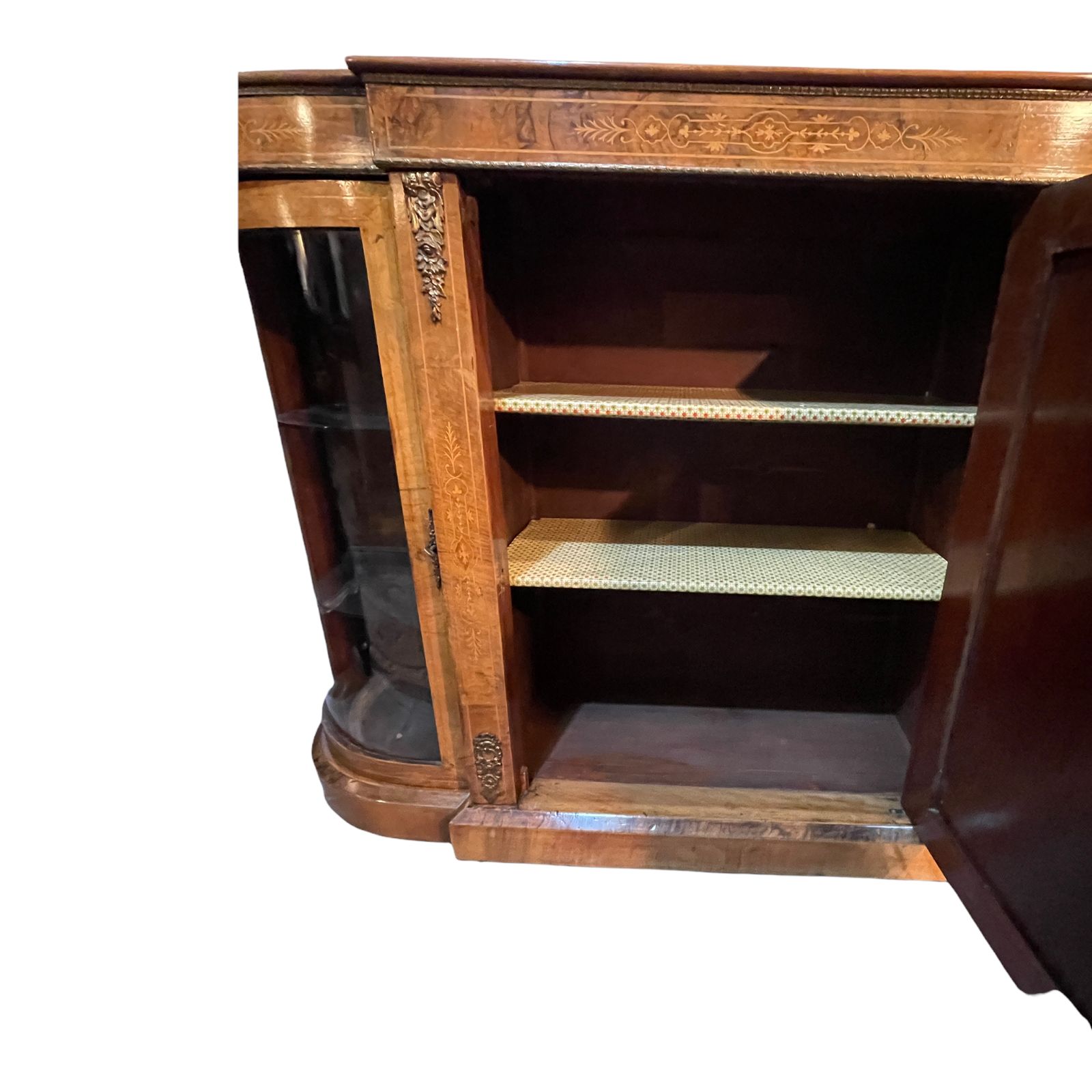 Sideboard With Glass, Vintage End XIX Early XX Century photo vinterior