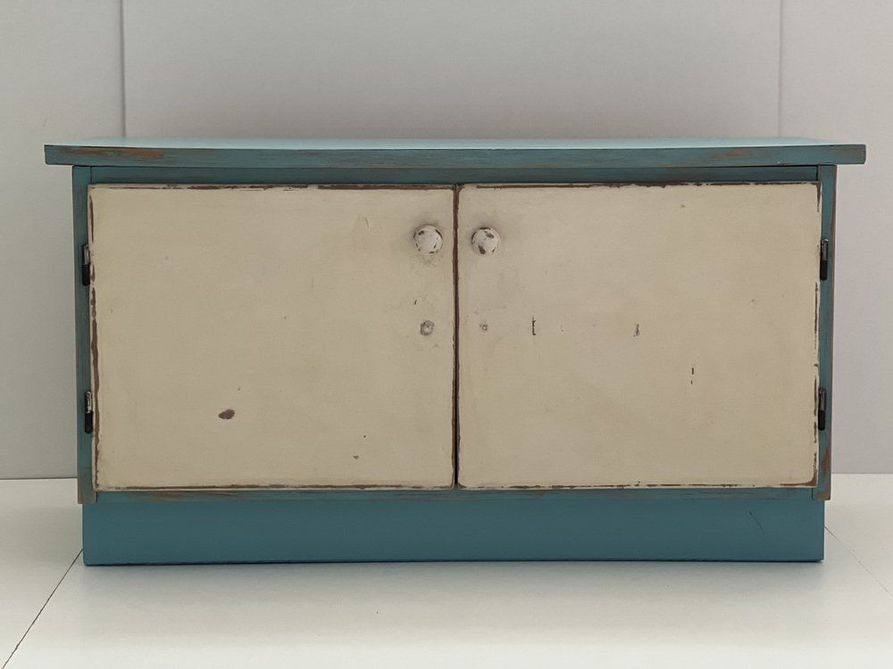 photo buy Beige And Cyan Cabinet, 1950s, Vintage