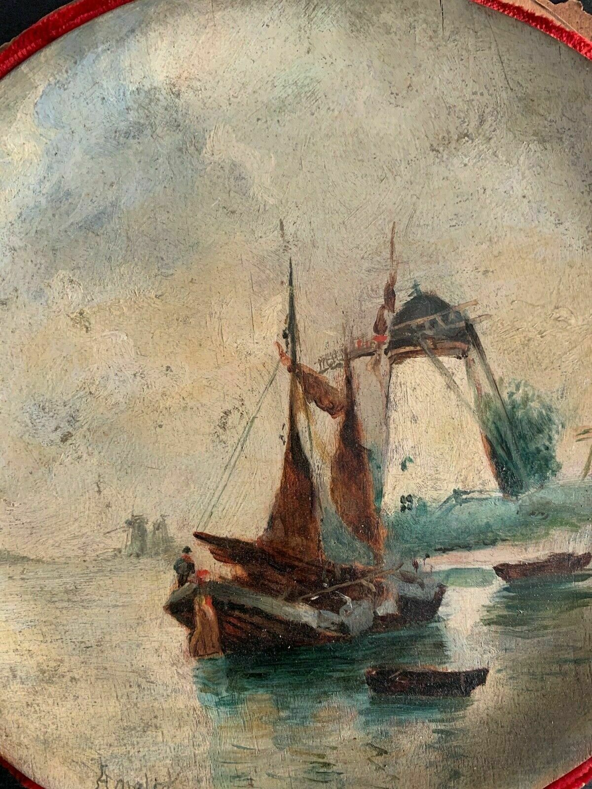Pair Of Marine Paintings, Early 20th Century