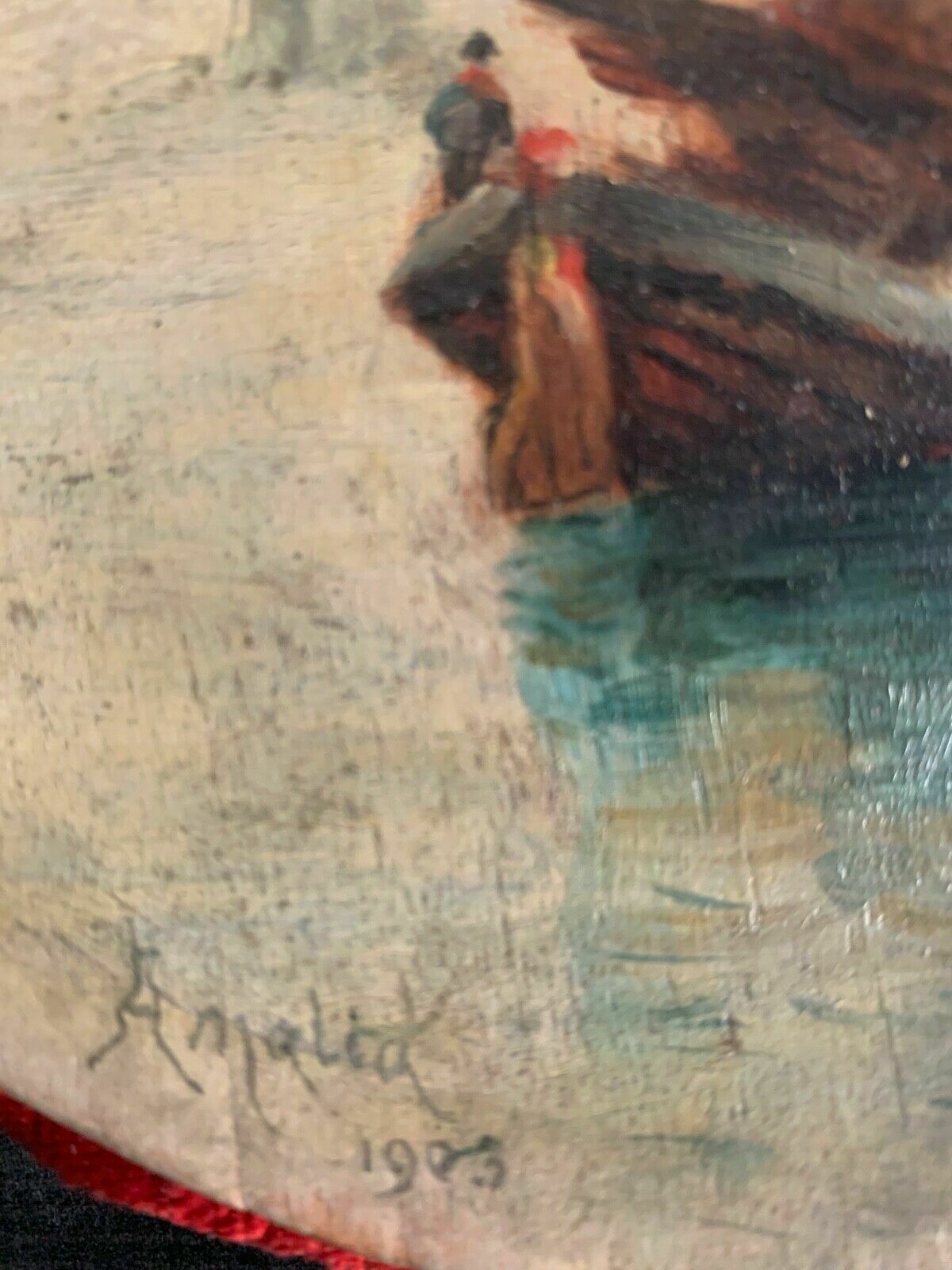 Pair Of Marine Paintings, Early 20th Century photo furniture