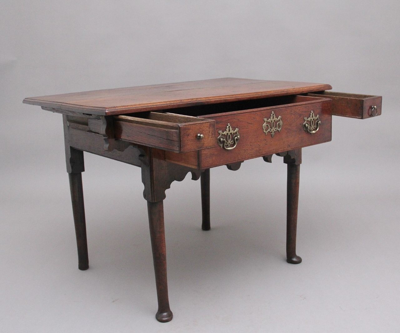 18th Century Oak Side Table, 1700s photo 1550.0
