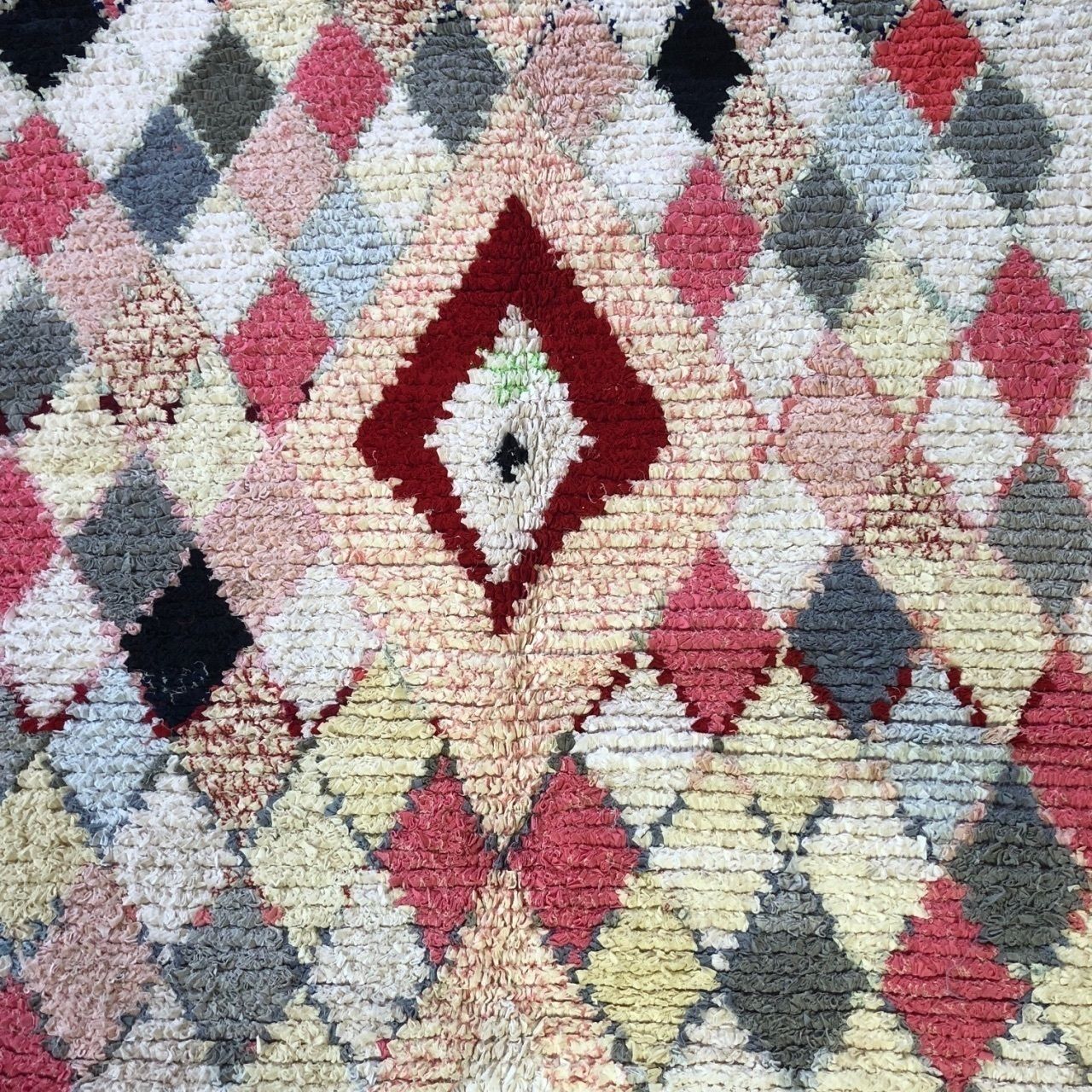Vintage Boucherouite Rug From Morocco photo furniture