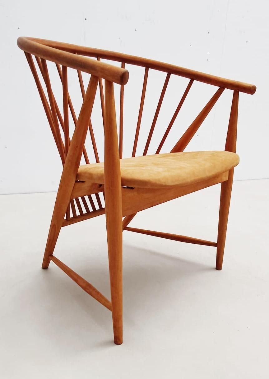 Armchair Model "Sun Feather" By Sonna Rosen For Nassjo Stolfabrik Of Sweden photo vinterior