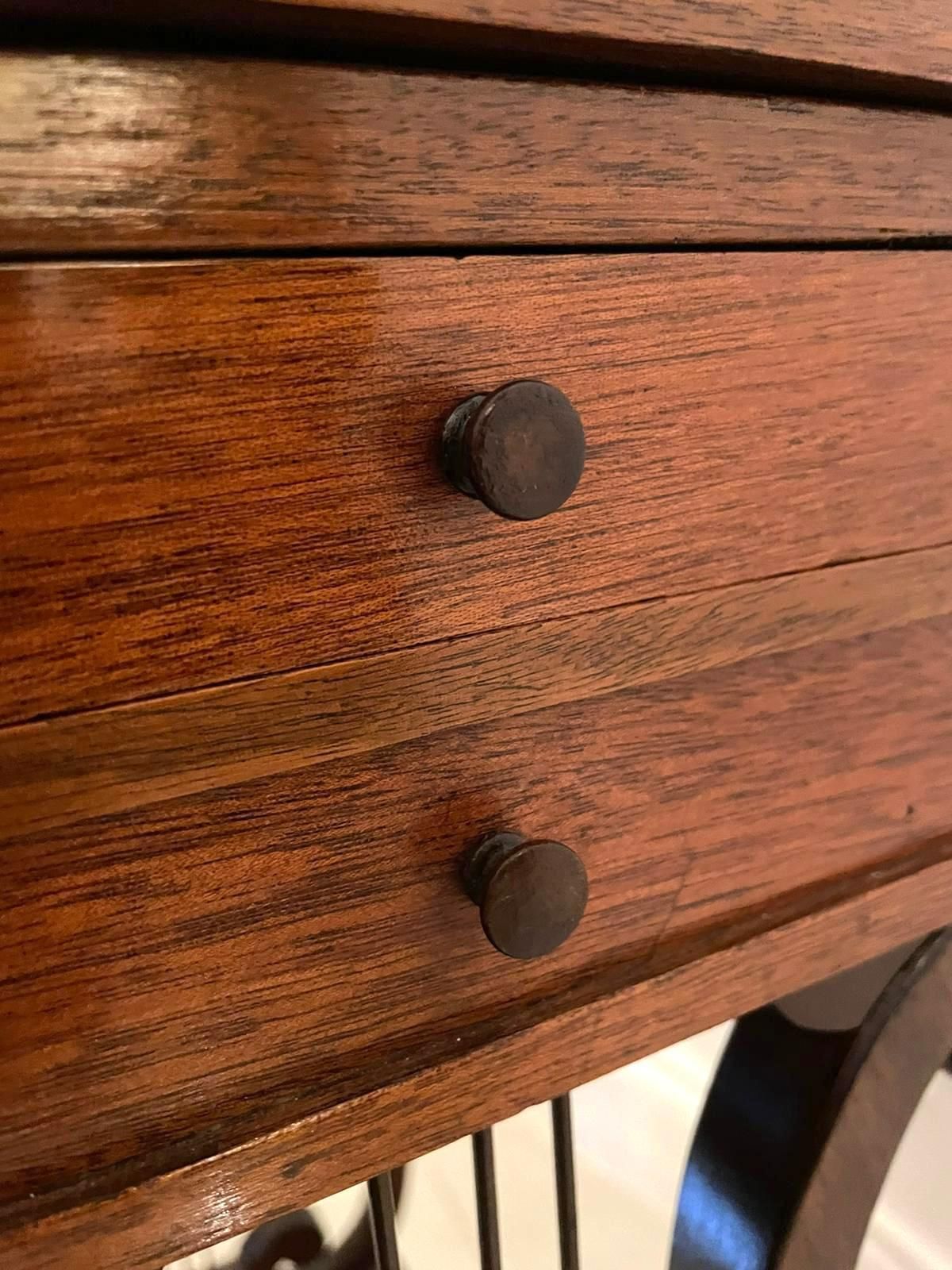 photo furniture Outstanding Quality Antique Edwardian Inlaid Mahogany Reading Table