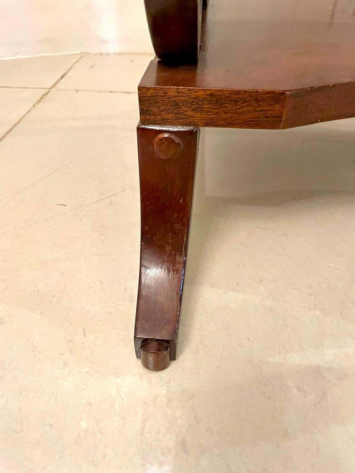 photo vinterior Outstanding Quality Antique Edwardian Inlaid Mahogany Reading Table