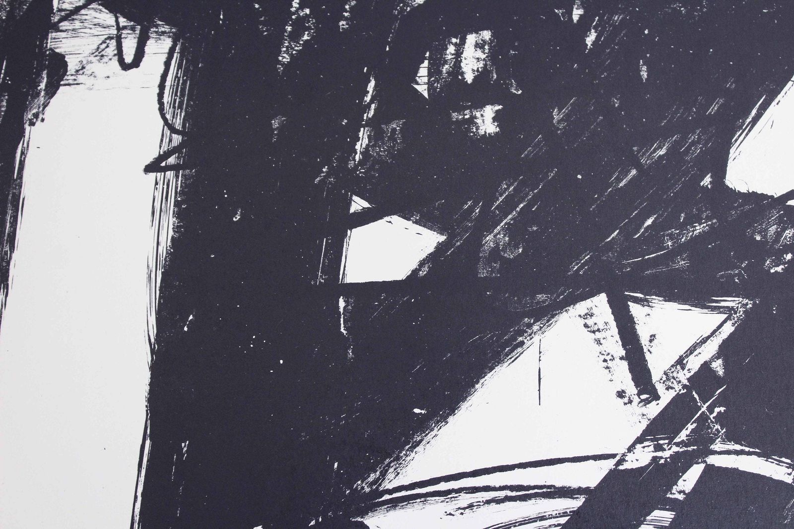 Lithograph By Swiss Artist Bernd Völkle 1963 photo vinterior