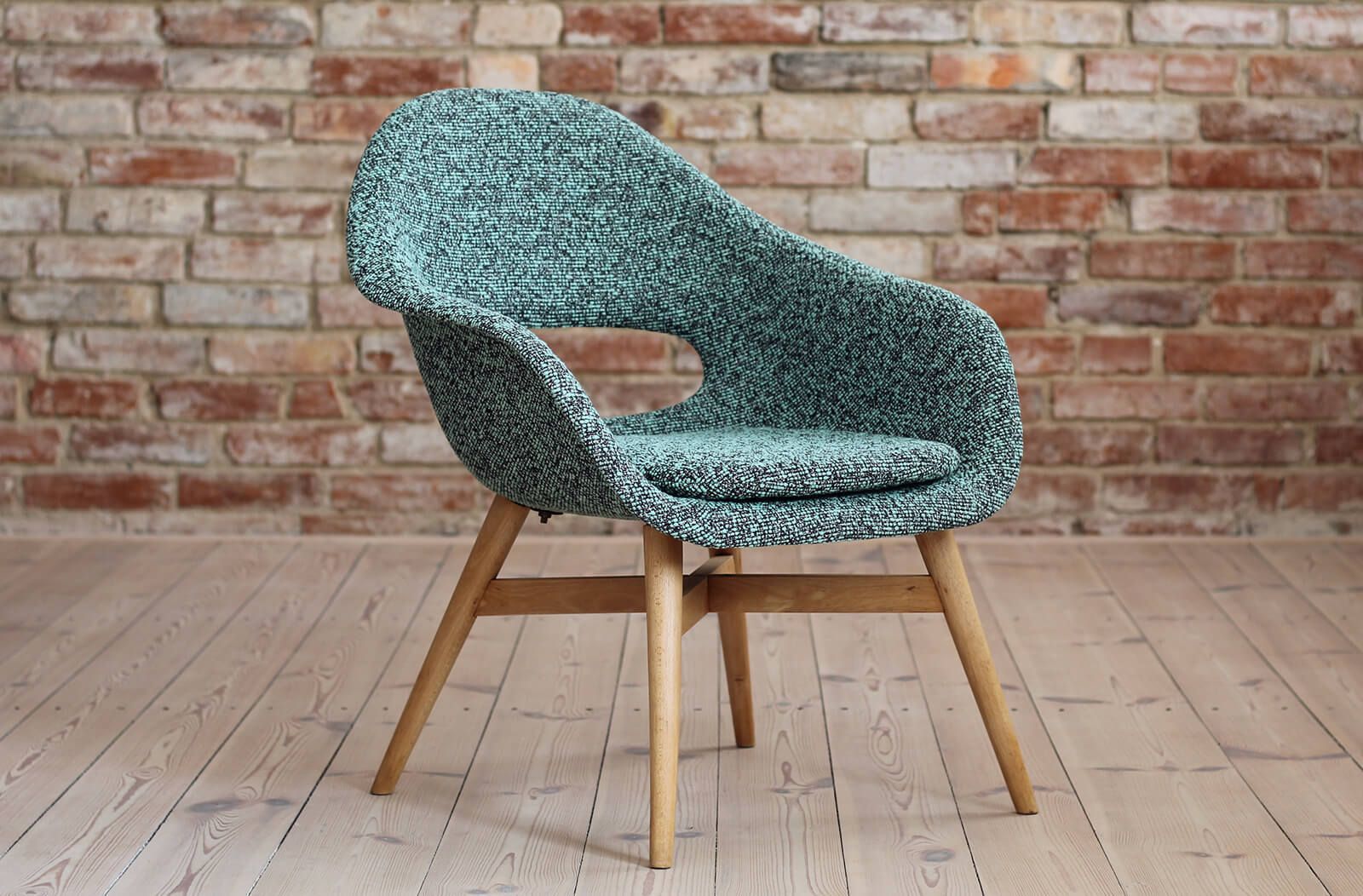photo buy Set Of 2 Lounge Chairs Designed By Miroslav Navrátil, 1950s, Czech Republic