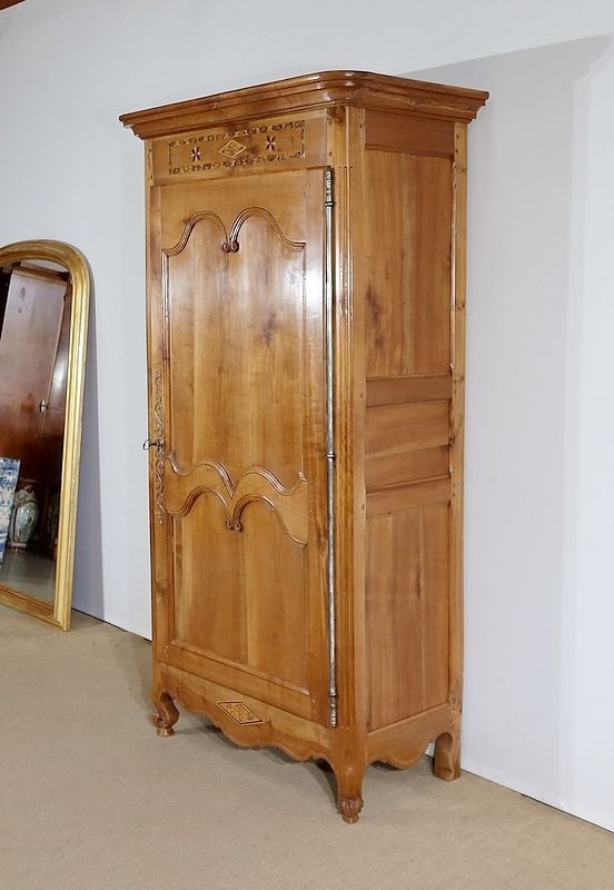 Rare Regional Bonnetière In Blond Cherry, Louis XV   Early 19th Century photo furniture