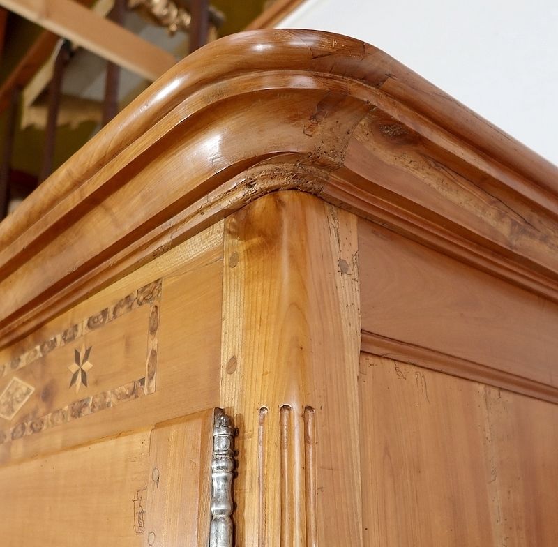 Rare Regional Bonnetière In Blond Cherry, Louis XV   Early 19th Century photo for sale