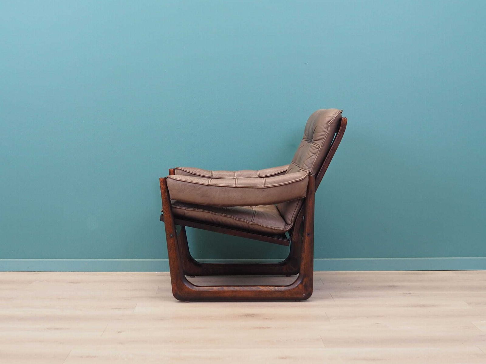 Leren Fauteuil, Deens Design, Jaren 1960, Geproduceerd Door Genega Møbler photo for sale