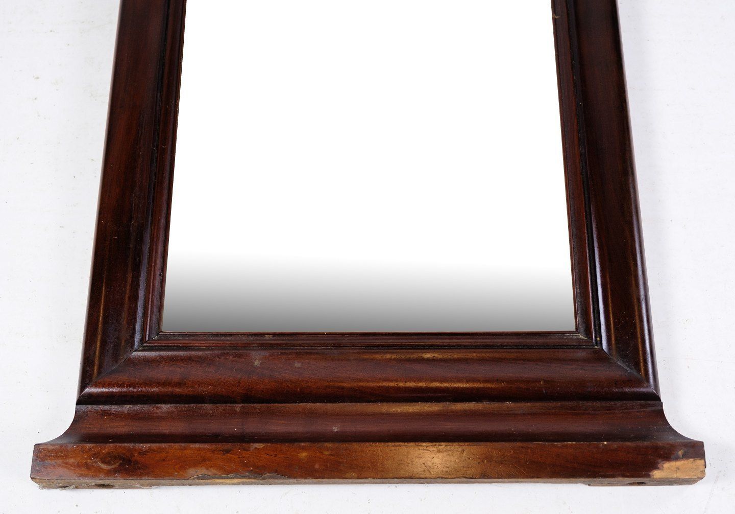 Antique Christian VIII Mirror In Mahogany From 1860s photo Home Decor