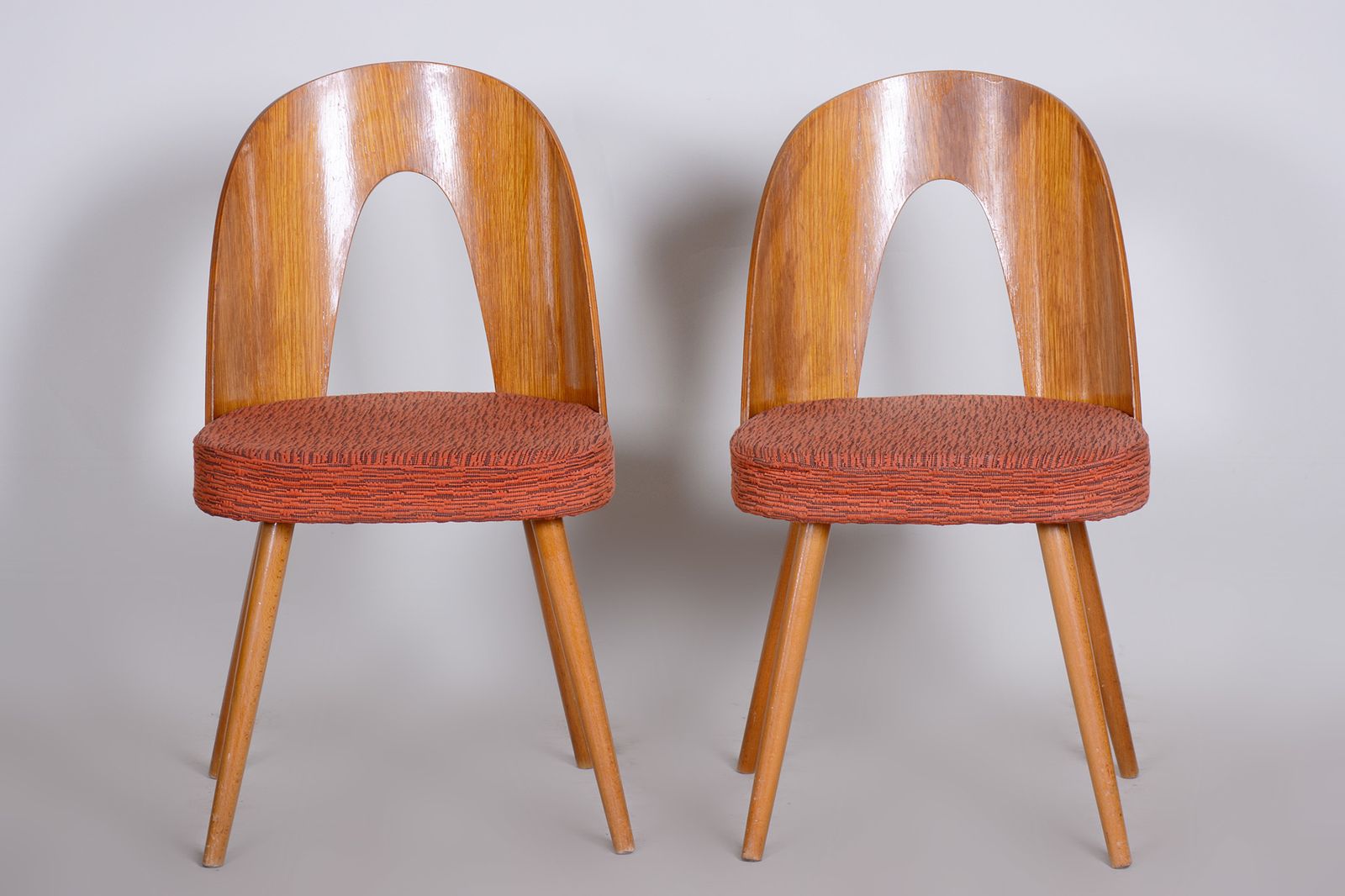 Pair Of Mid Century Chairs Made In 1950s Czechia, Designed By Antonín šuman photo Furniture