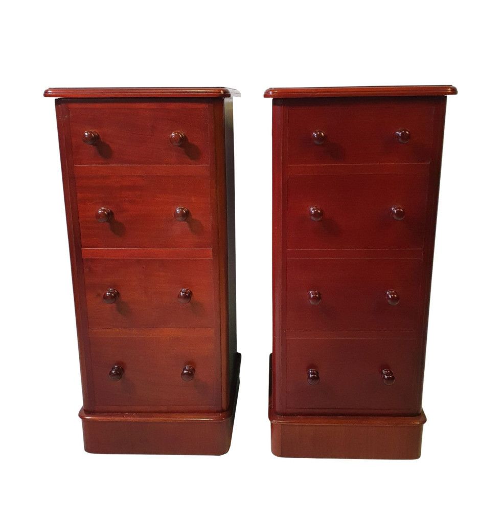 A Lovely Pair Of 19th Century Bedside Cupboards
