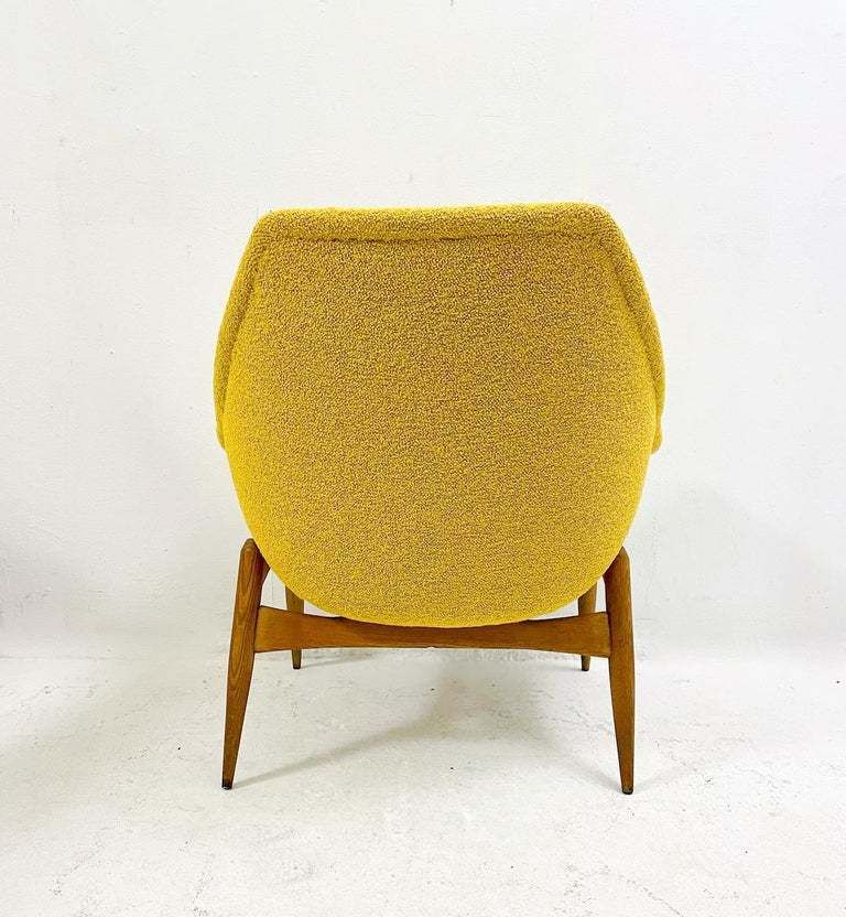 Mid Century Pair Of Yellow Armchairs By Julia Gaubek photo for sale