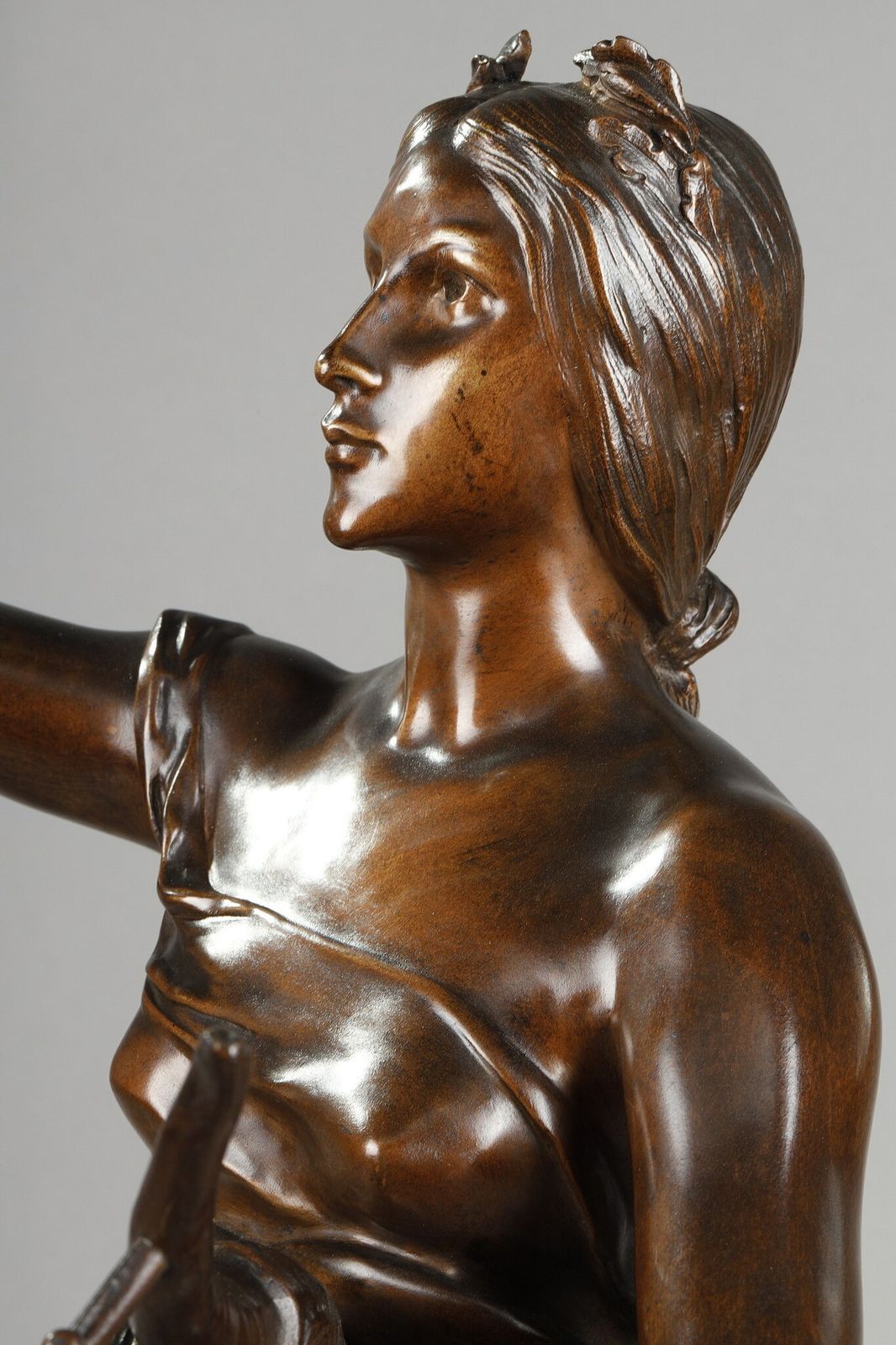 photo for sale Bronze Sculpture, "Muse Des Bois", After Henri Louis Levasseur
