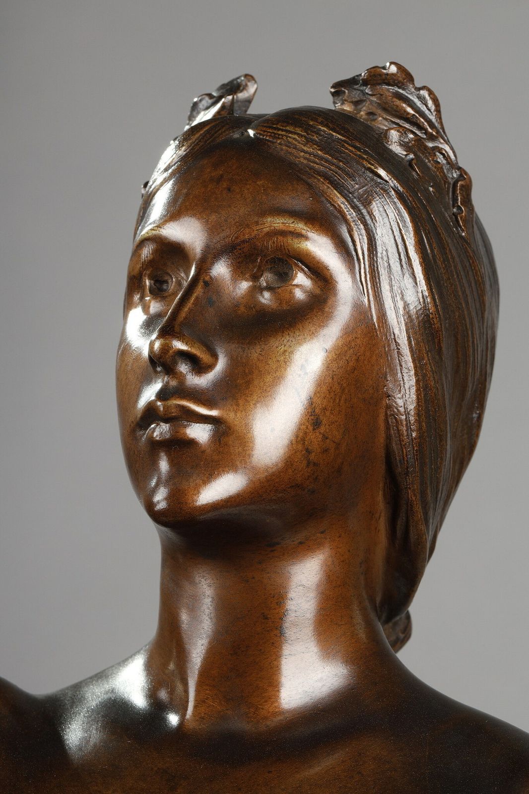 Art Bronze Sculpture, "Muse Des Bois", After Henri Louis Levasseur photo