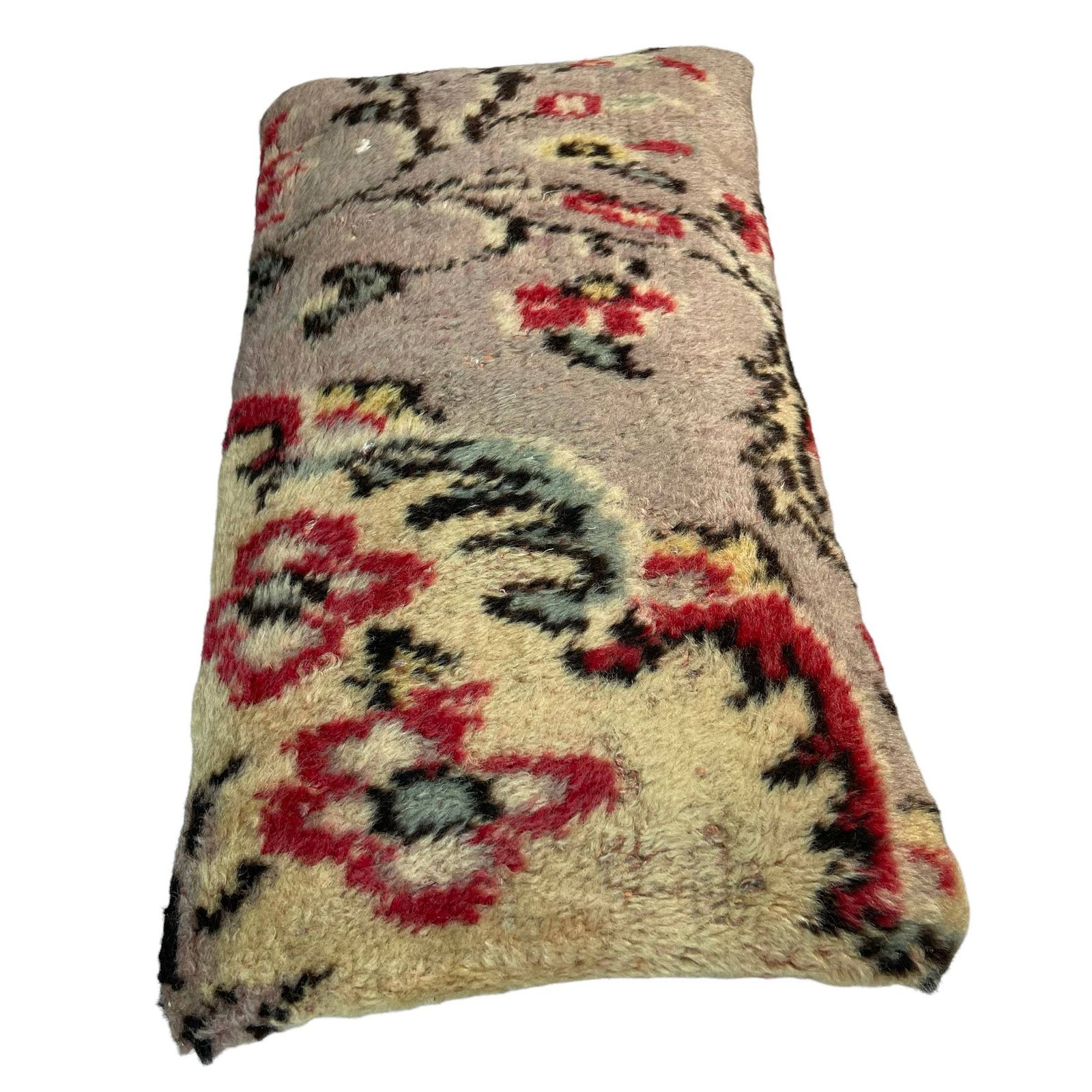 photo for sale Vintage Hand Made Rug Cushion Cover, Decorative Rug Pillow Cover, Large Vintage Turkish Rug Cushion Cover