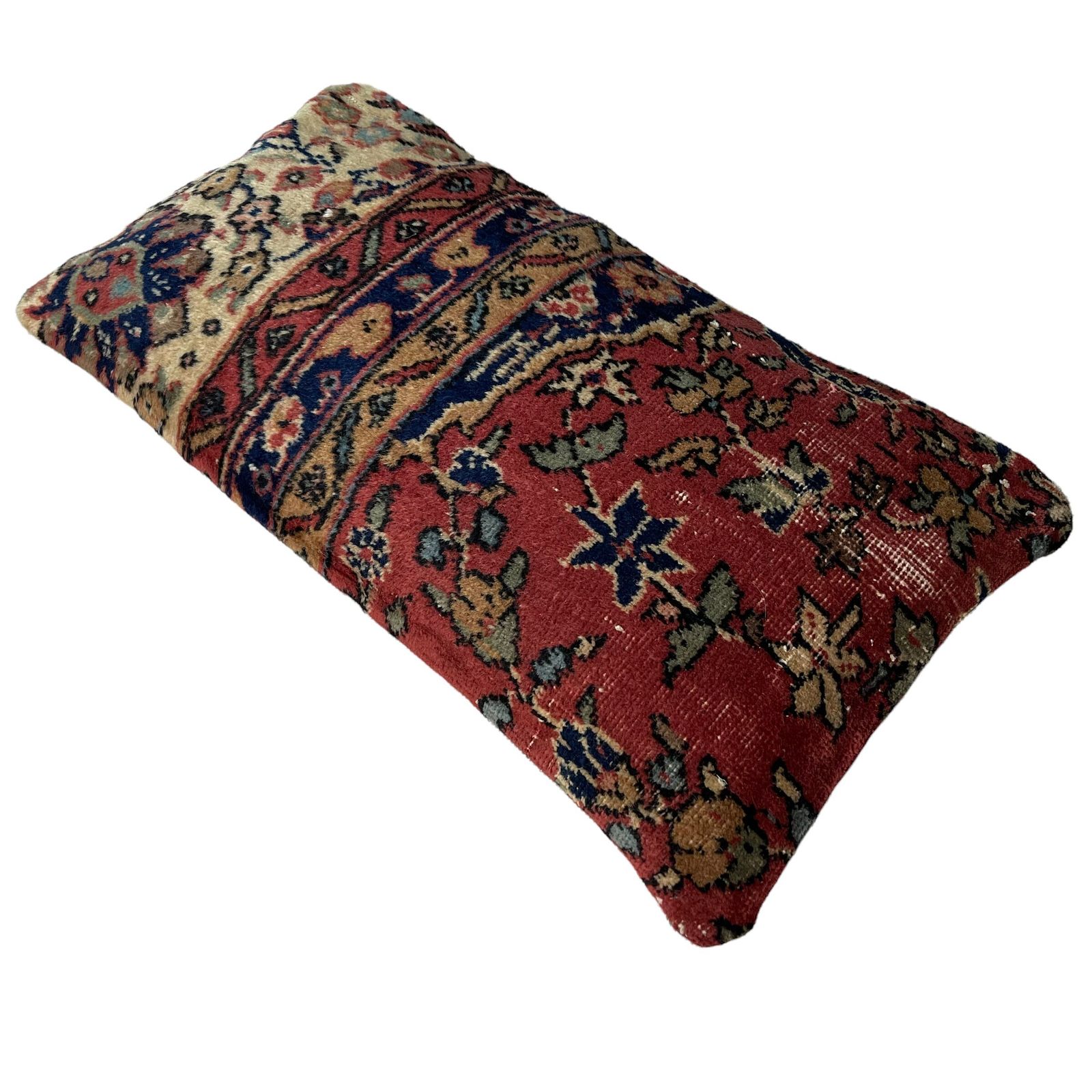 Vintage Hand Made Rug Cushion Cover,  Decorative Rug Pillow Cover, Large Vintage Turkish Rug Cushion Cover photo furniture