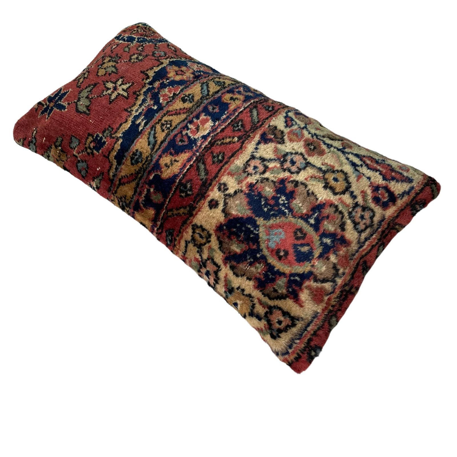 Vintage Hand Made Rug Cushion Cover, Decorative Rug Pillow Cover, Large Vintage Turkish Rug Cushion Cover photo furniture