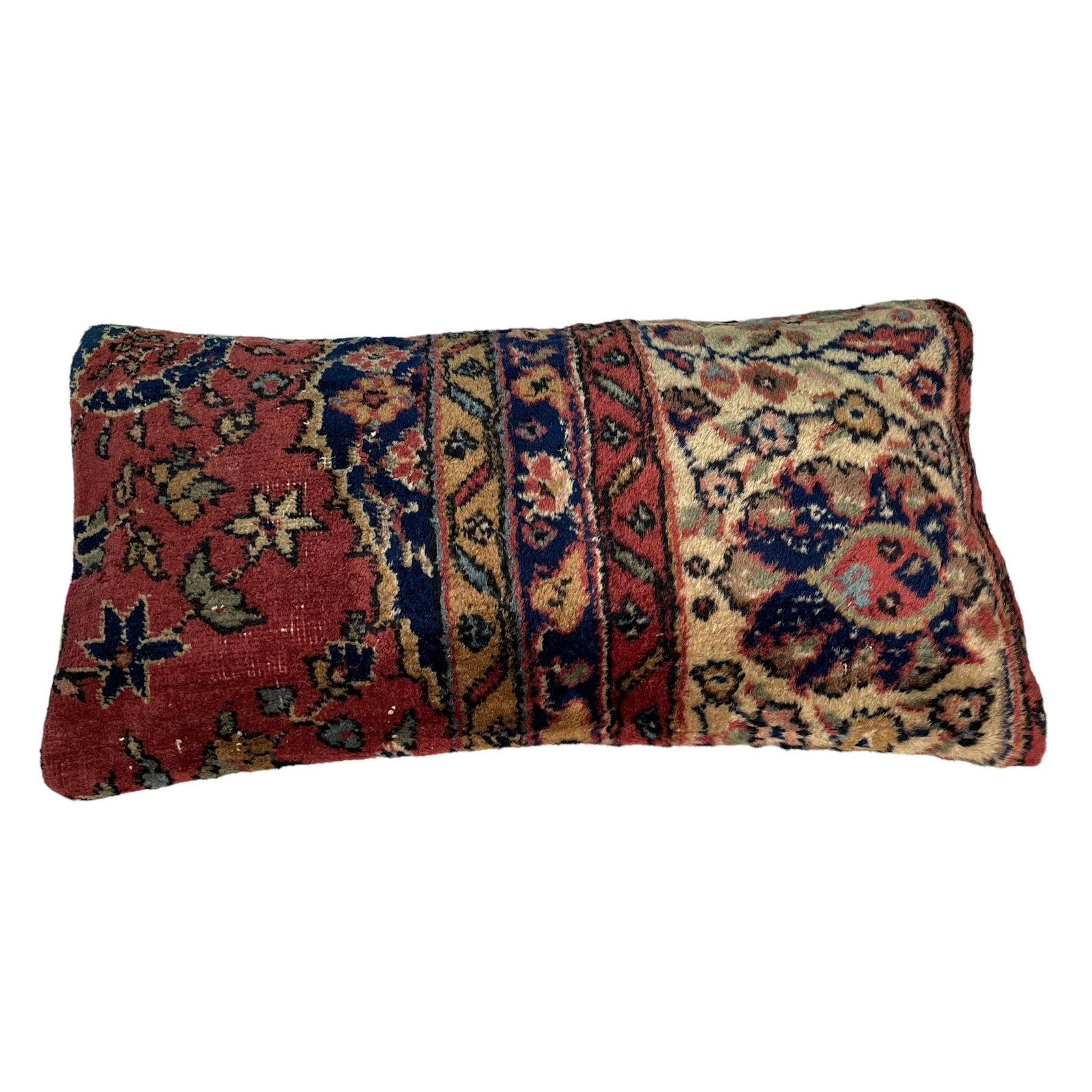 Vintage Hand Made Rug Cushion Cover, Decorative Rug Pillow Cover, Large Vintage Turkish Rug Cushion Cover photo vintage