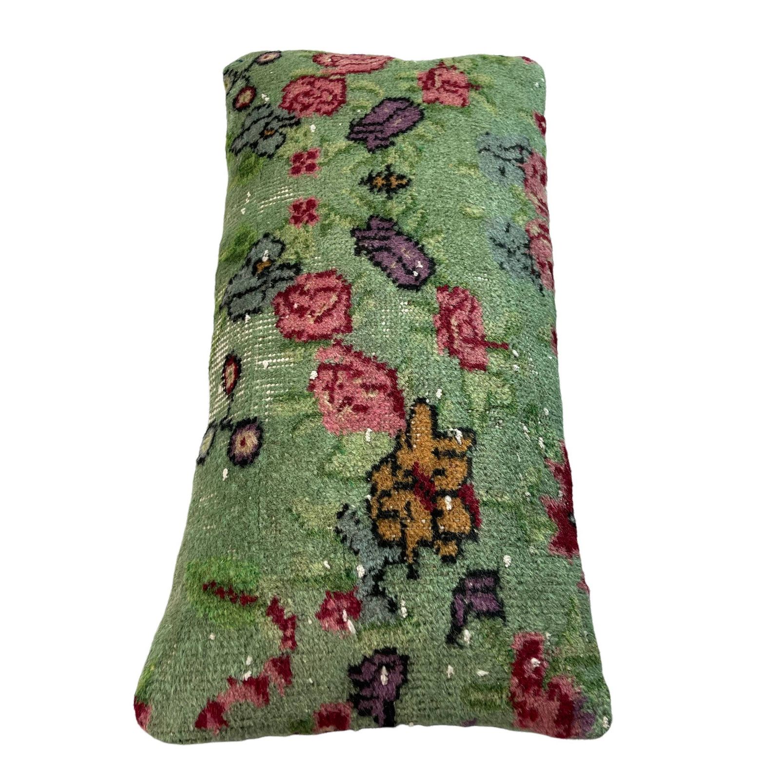 Vintage Hand Made Rug Cushion Cover, Decorative Rug Pillow Cover, Large Vintage Turkish Rug Cushion Cover photo Textiles