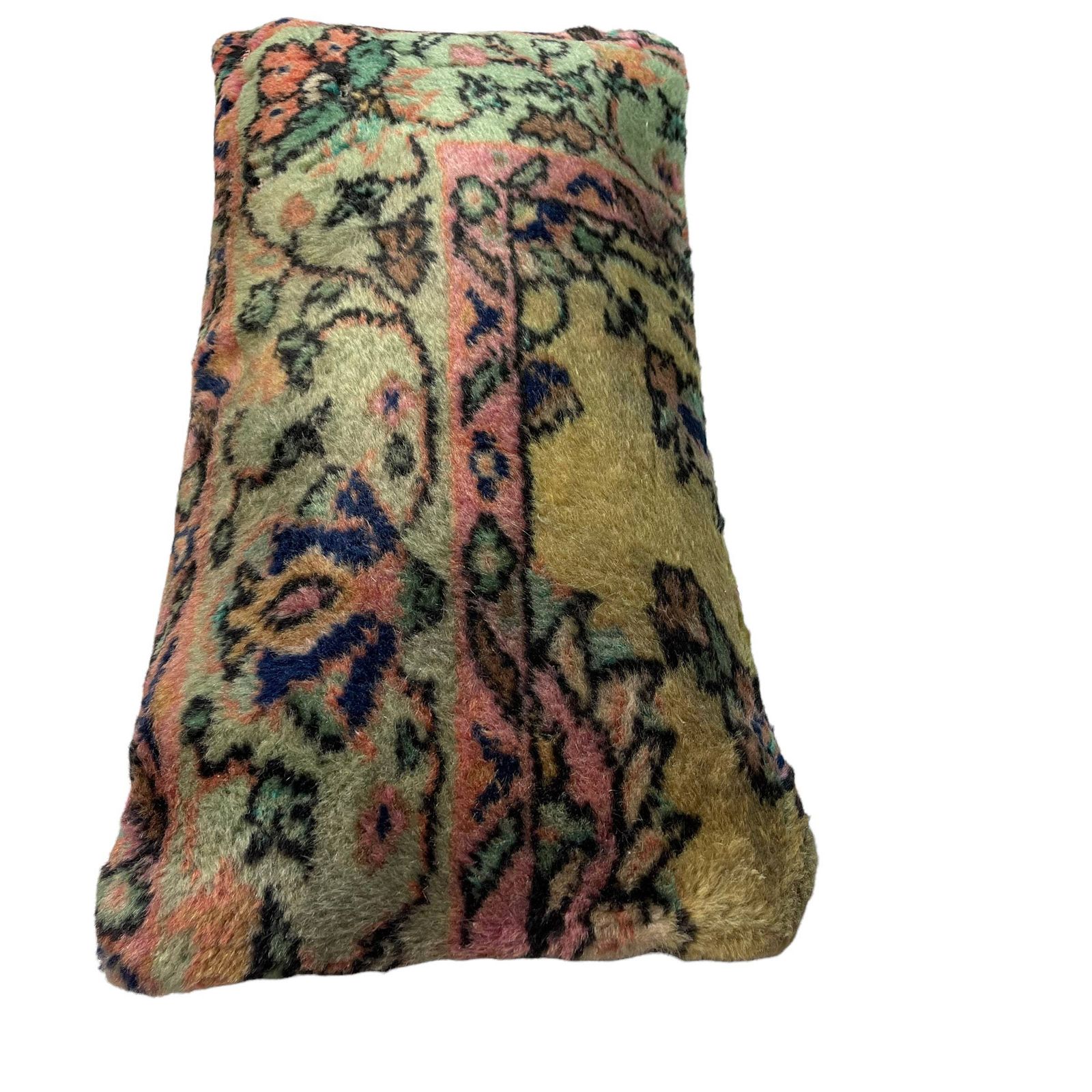 Vintage Hand Made Rug Cushion Cover, Decorative Rug Pillow Cover, Large Vintage Turkish Rug Cushion Cover photo buy