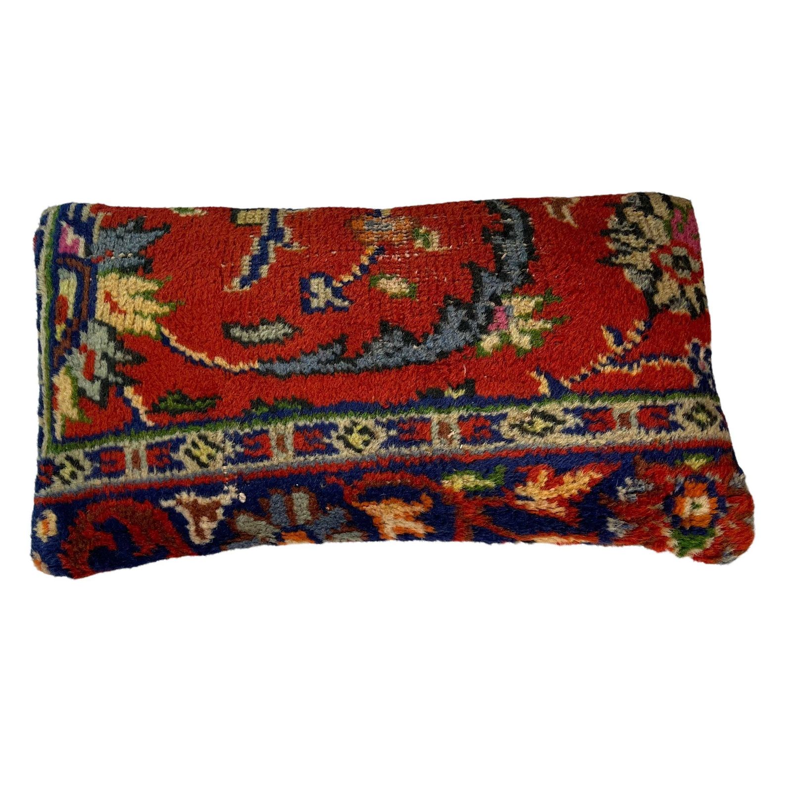 Vintage Hand Made Rug Cushion Cover, Decorative Rug Pillow Cover, Large Vintage Turkish Rug Cushion Cover photo buy