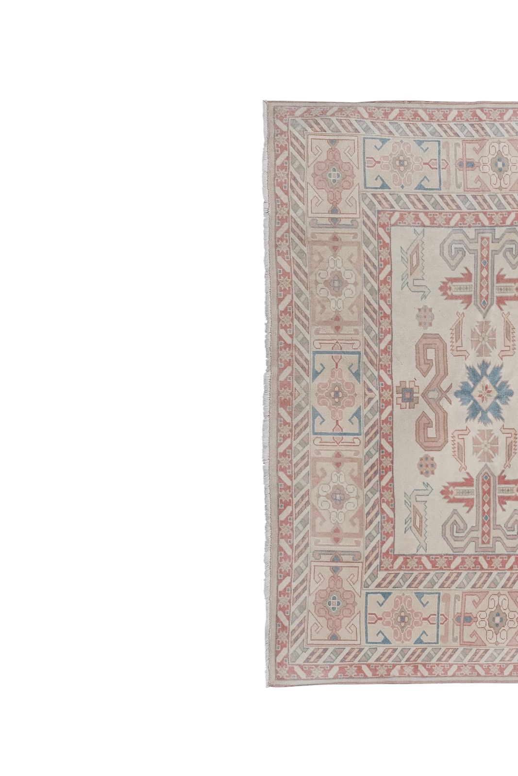 Vintage Pastel Turkish Kars Rug 175 X 254 Cm photo vintage
