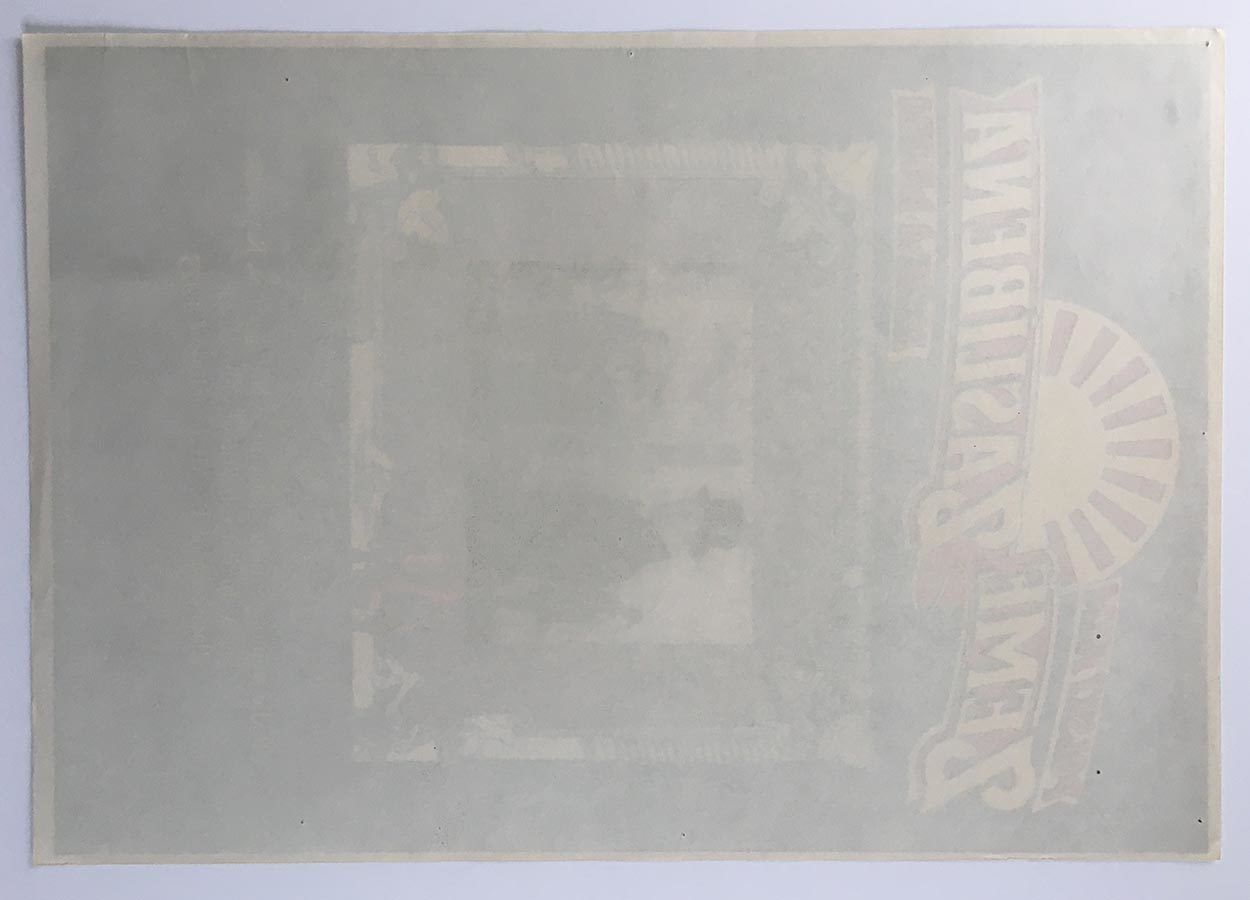 Original Movie Poster, The Promised Land, Dobroslav Foll, 1975, Genuine Czech Print photo vintage