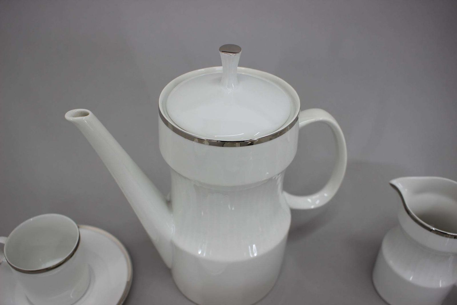 1964 Jaroslav Jezek Exlusive Porcelain Tea Set Nefertiti Czechoslovakia photo buy