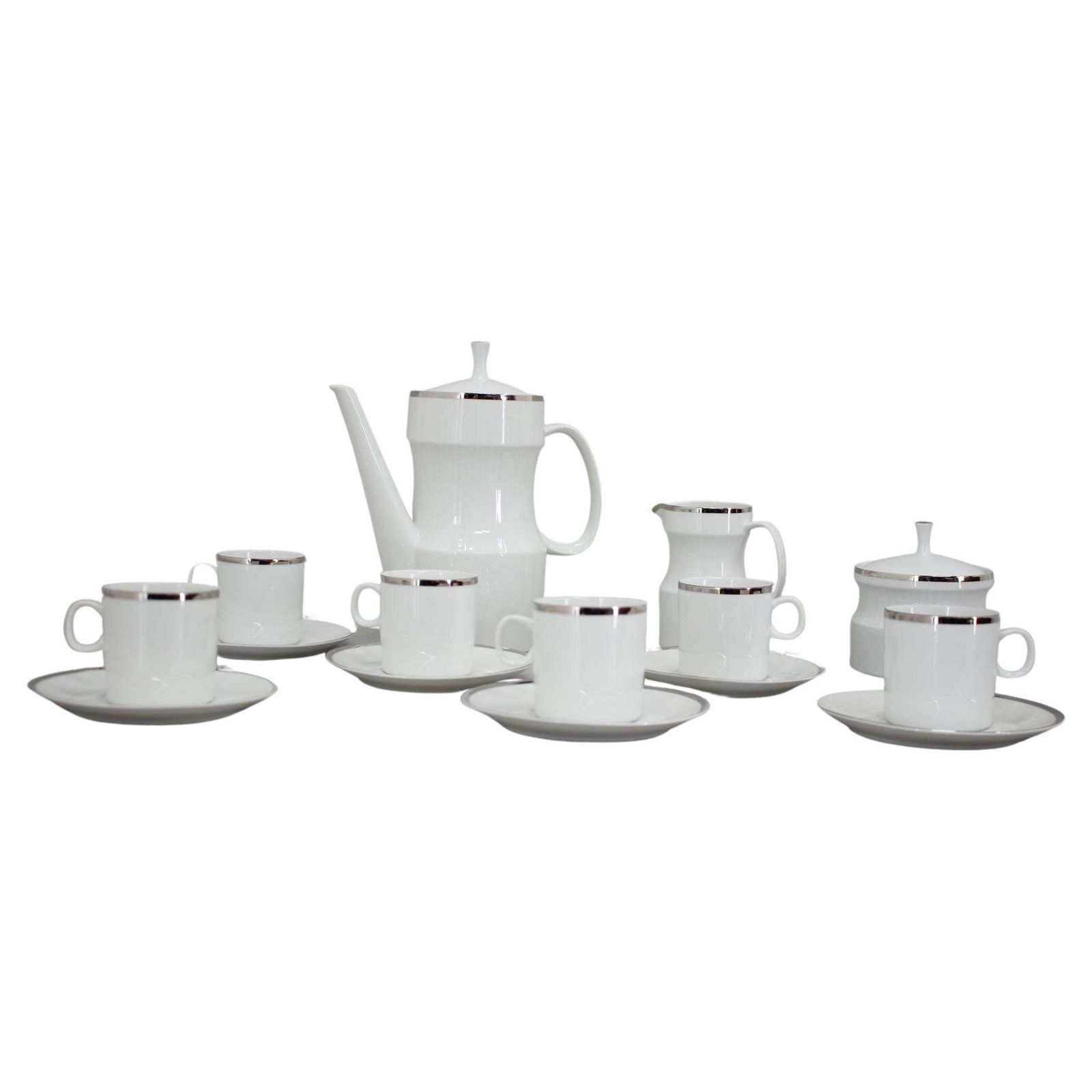 Home Decor 1964 Jaroslav Jezek Exlusive Porcelain Tea Set Nefertiti Czechoslovakia photo