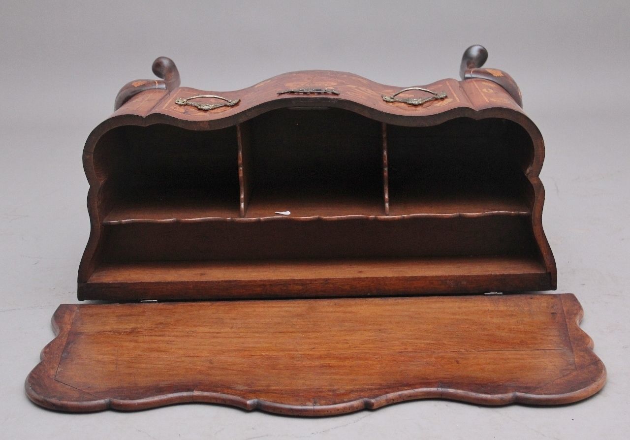 2450.0 18th Century Dutch Marquetry Walnut Side Table photo