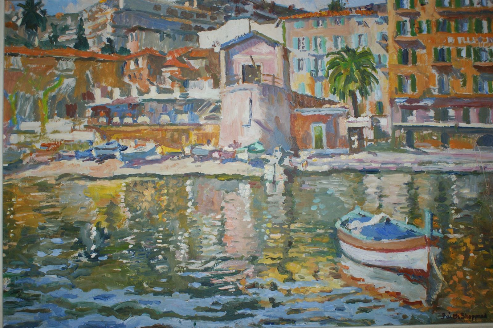 Oil Painting Faith Sheppard, 1970s photo furniture