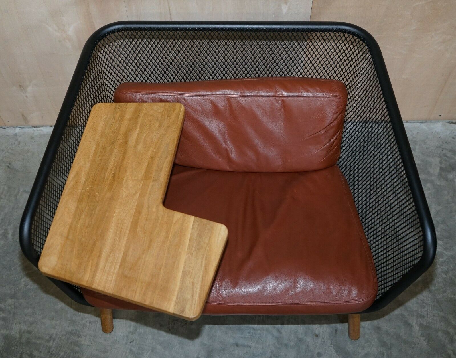 Furniture Pair Of Large Designer Thomas Bernstrand Honken Bla Station Armchairs photo