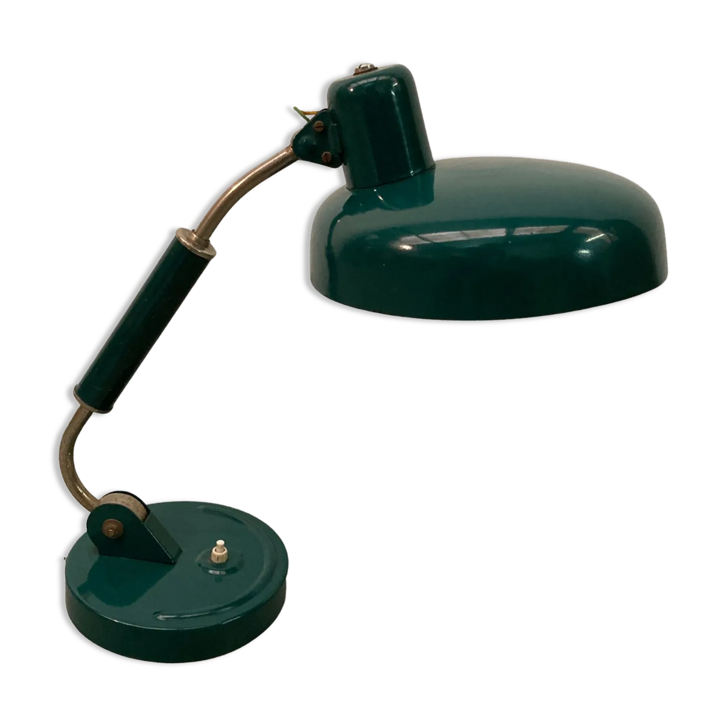 Bauhaus Desk Lamp By Christian Dell For Koranda, Vienna Austria