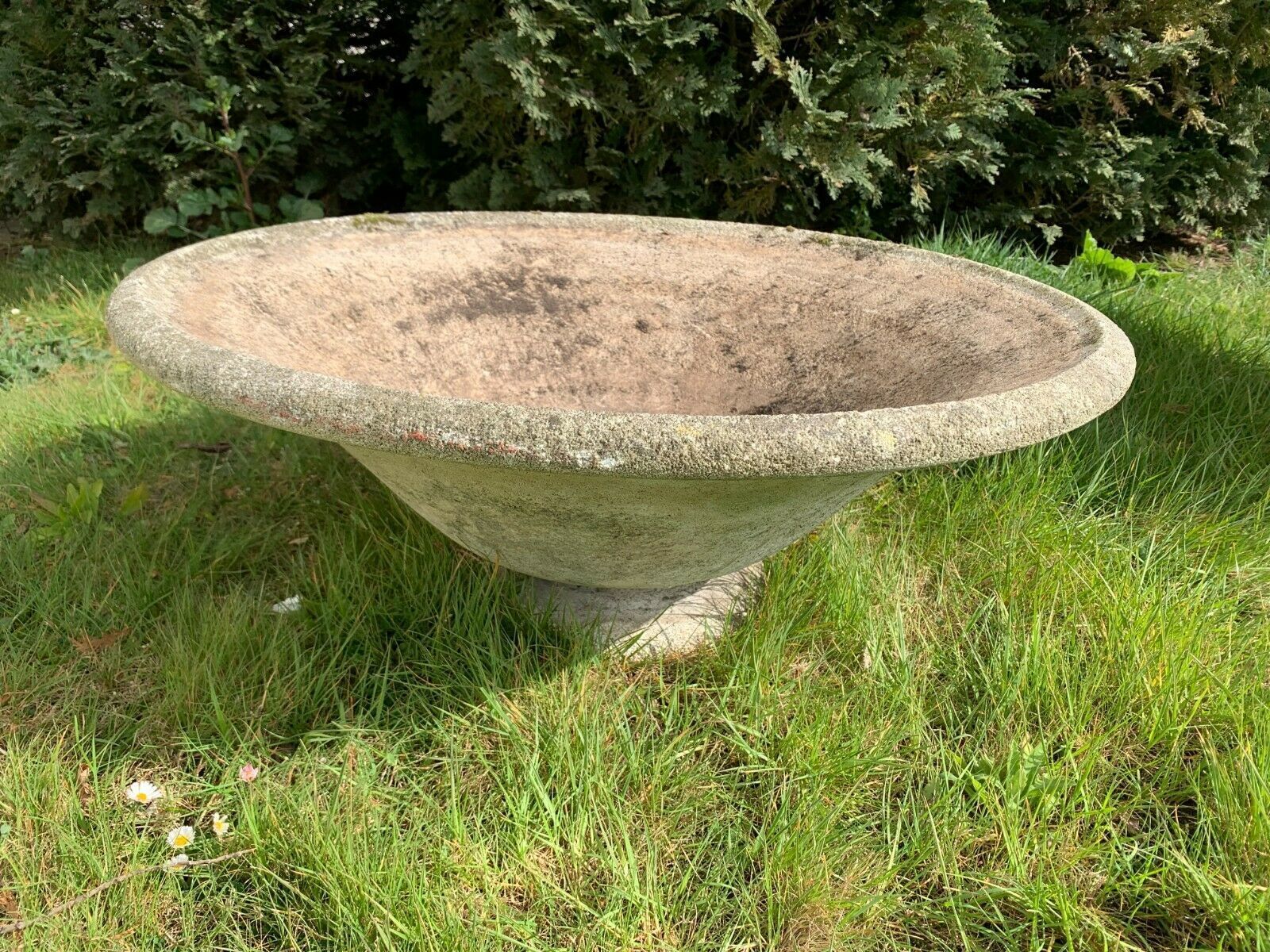 Twentieth Century Reconstituted Cement Garden Flower Box Planter