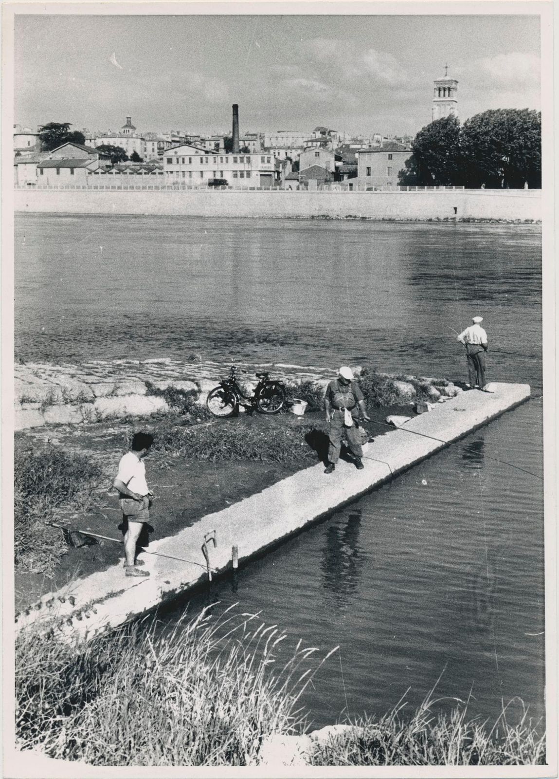 Fishermen, Street Photography, 1950s