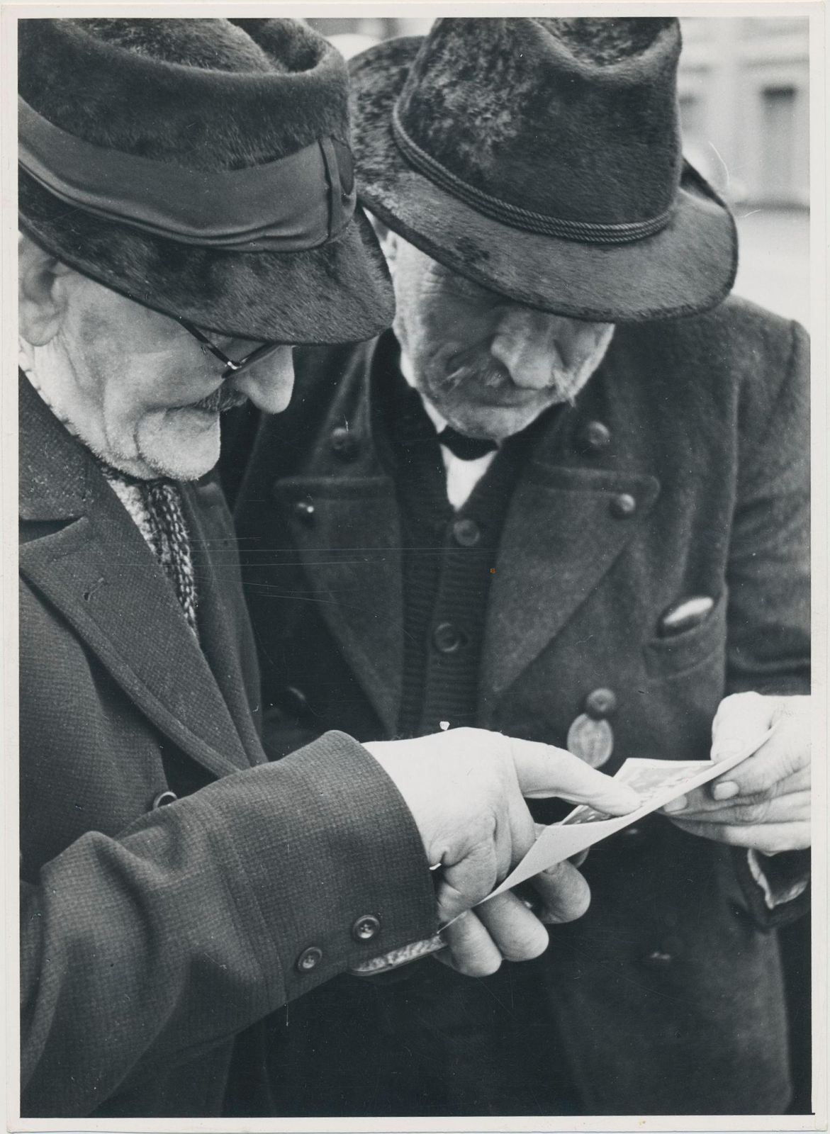 Gentlemen; Street Photography, 1950s