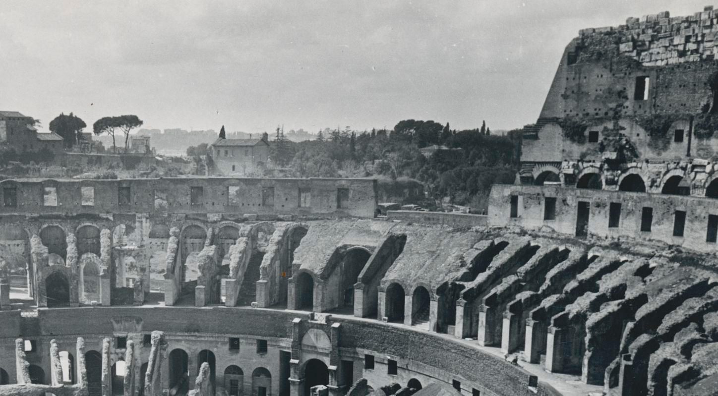 Colloseum, Street Photography, 1950s photo for sale