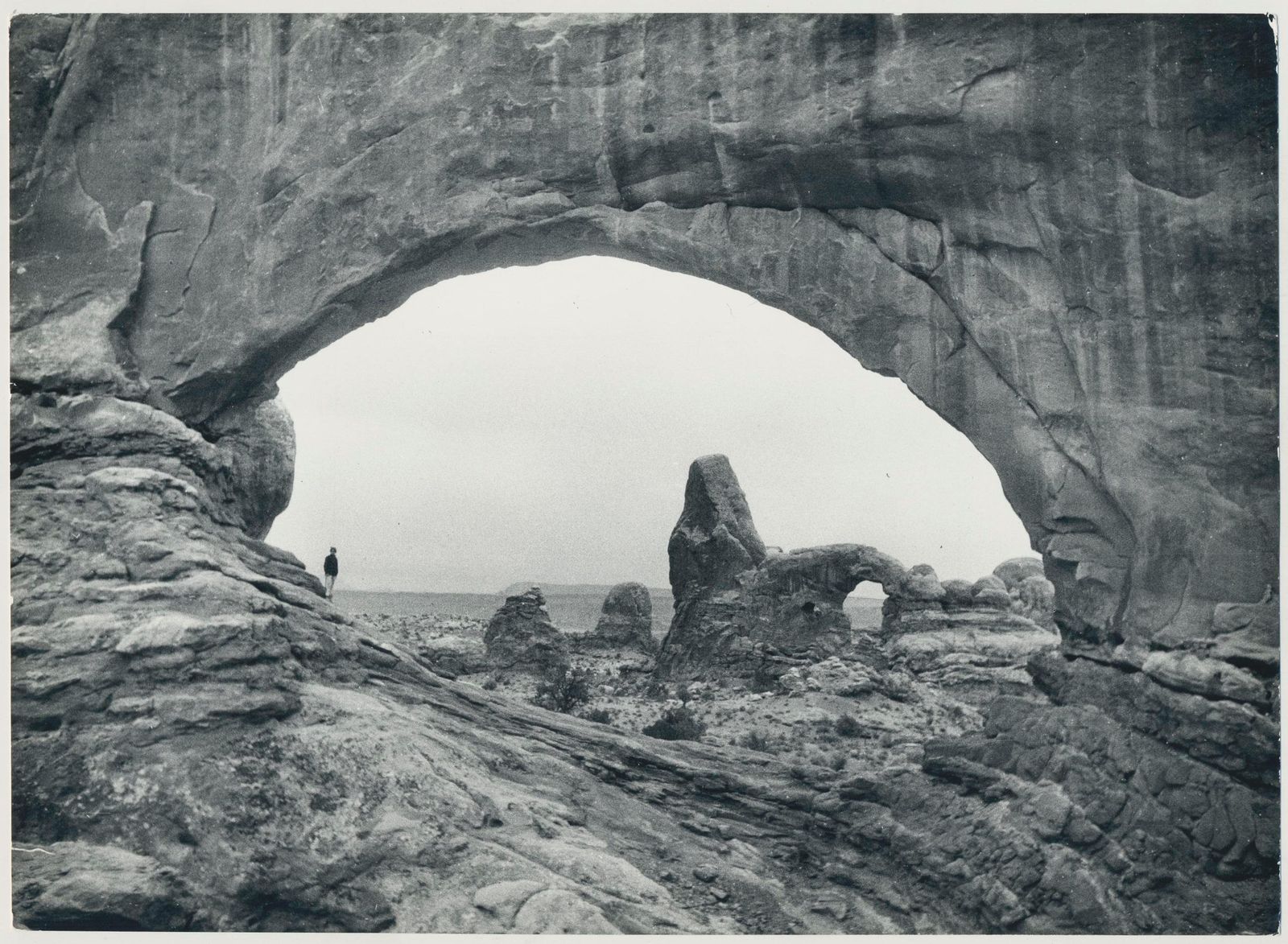 Erich Andres Arches Nationalpark, Utah, Black And White, USA 1960s